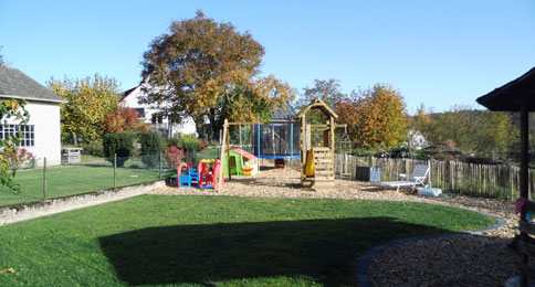 Spielgeräte im Garten